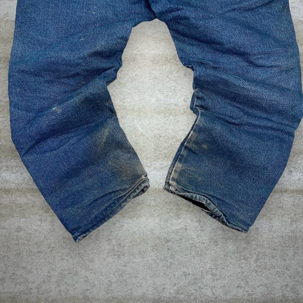 Vintage Y2K Wrangler Riggs Jeans 38x32 Relaxed Fit Medium Wash Denim - Picture 6 of 6